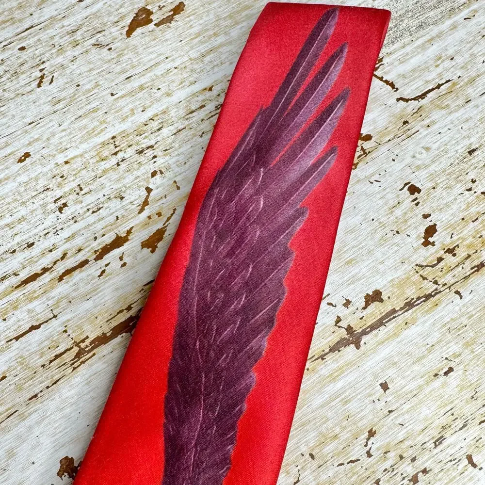 Ralph Marlin Harley Davidson Vintage 1987 Flying Eagle Neck Tie One Size